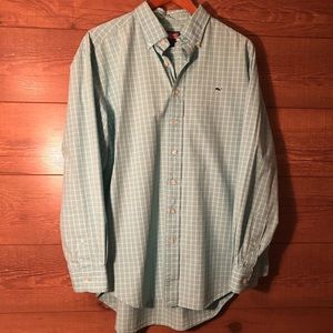 Vineyard Vines sz L Button Down Whale Shirt